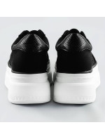 Černé ažurové dámské boty s podrážkou model 17225209 - LA BOTTINE