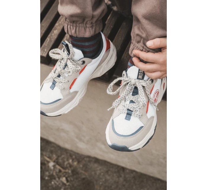 Dětská sportovní obuv Memory Foam System Big Star model 21609091 Bíle - Big Star Shoes Dětská sportovní obuv Memory Foam System Big Star model 21609091 Bíle - Big Star Shoes