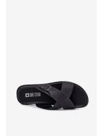 Pánské Kožené Sandały S Přezkou Big Star model 21693015 Černé - Big Star Shoes Pánské Kožené Sandały S Přezkou Big Star model 21693015 Černé - Big Star Shoes