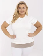 Bluzka RV BZ model 21072681 ecru - FPrice Bluzka RV BZ model 21072681 ecru - FPrice