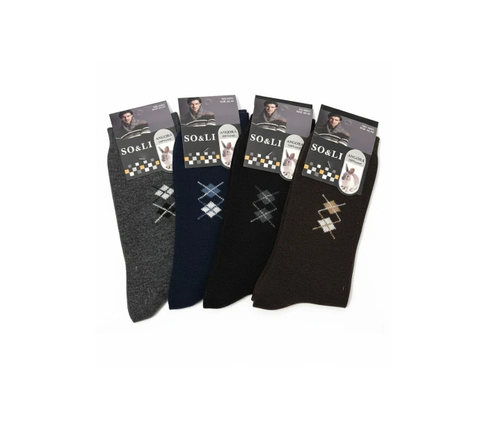 001 Angora model 21803385 pánské ponožky 3946 - WiK 001 Angora model 21803385 pánské ponožky 3946 - WiK