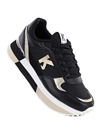 Dámské kožené sportovní polobotky černé Kobbo 100102 Dámské kožené sportovní polobotky černé Kobbo 100102