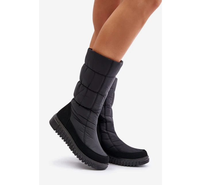 Dámské zimní boty na zip Progress model 21677038 Černé - Boto