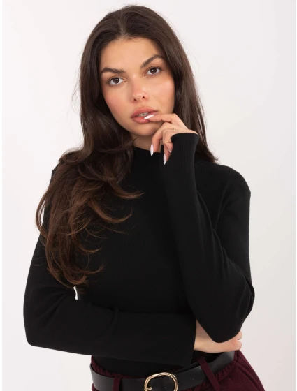 Bluzka BZ czarny model 21776461 - FPrice Bluzka BZ czarny model 21776461 - FPrice