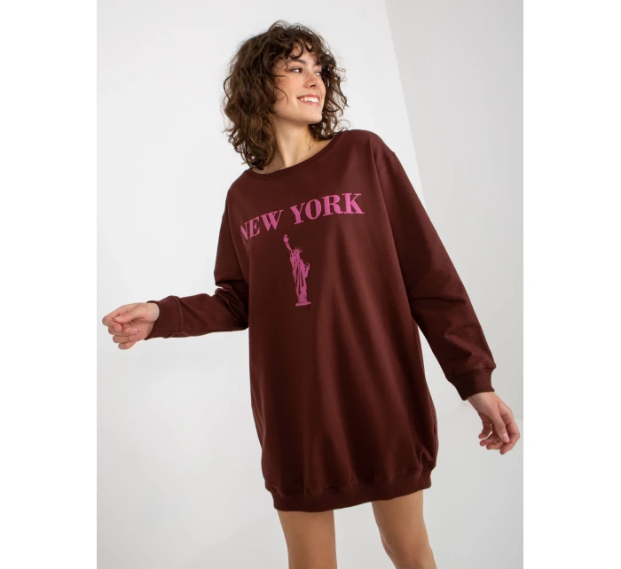 Mikina VI BL model 17865896 tmavě hnědá - FPrice