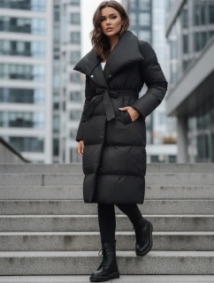 Dámský prošívaný kabát FAVI black FashionStreet TY3089