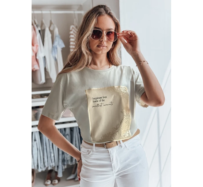 Dámské tričko šedé model 21976594 - Dstreet