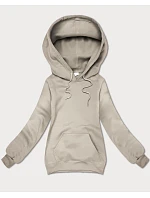 Volná klokaní mikina S'West beige (B-11#) Volná klokaní mikina S'West beige (B-11#)