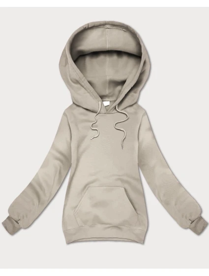 Béžová volná klokaní mikina s kapucí S'West (B-11#) Béžová volná klokaní mikina s kapucí S'West (B-11#)