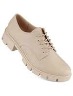 M.Daszynski W SAN33C béžové polobotky M.Daszynski W SAN33C béžové polobotky