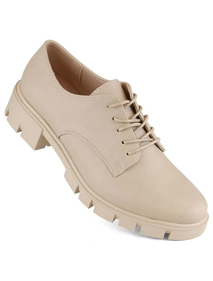 M.Daszynski W SAN33C béžové polobotky M.Daszynski W SAN33C béžové polobotky