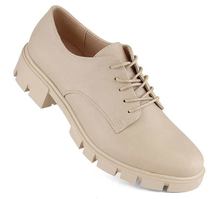 M.Daszynski W SAN33C béžové polobotky M.Daszynski W SAN33C béžové polobotky