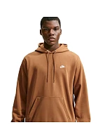 Pánská mikina Nike Club FT PO Hoodie světle hnědá FN3866 270 Pánská mikina Nike Club FT PO Hoodie světle hnědá FN3866 270