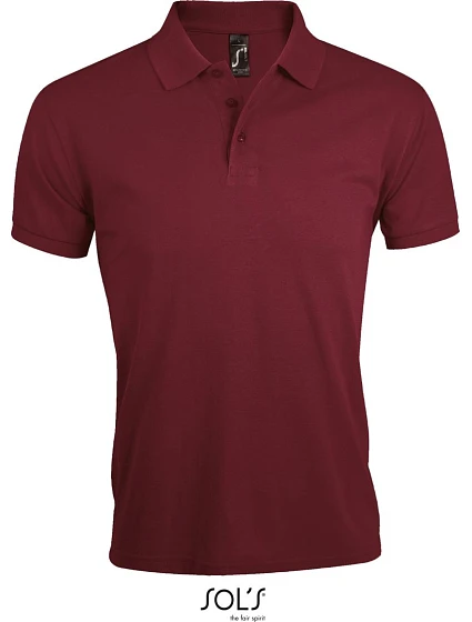 SOL'S Prime Men Pánské piqué polo z těžké bavlny 25.0571 burgundy SOL'S Prime Men Pánské piqué polo z těžké bavlny 25.0571 burgundy