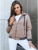 Dámský prošívaný bomber beige Dstreet model 21970237 - FashionStreet