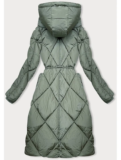 Zimní bunda v khaki barvě s límcem model 21246097 - LHD Zimní bunda v khaki barvě s límcem model 21246097 - LHD