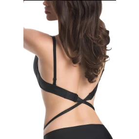 Dvouřadý pásek snižující zapínání BA 05 black - JULIMEX Dvouřadý pásek snižující zapínání BA 05 black - JULIMEX