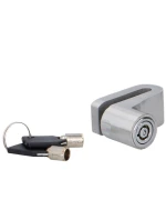 ZÁMEK BRZDOVÉHO KOTOUČE S LANKEM PŘIPOMÍNAJÍCÍM DUNLOP SILVER