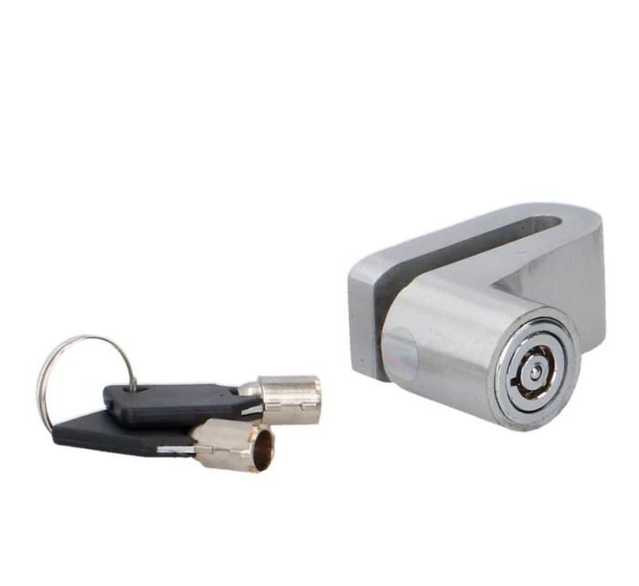 ZÁMEK BRZDOVÉHO KOTOUČE S LANKEM PŘIPOMÍNAJÍCÍM DUNLOP SILVER