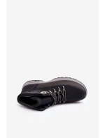 Mužské Trekkingové Boty Traperky Černé Maraena Mužské Trekkingové Boty Traperky Černé Maraena