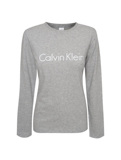 Pánské tričko s dlouhým rukávem   Šedá  model 16235247 - Calvin Klein