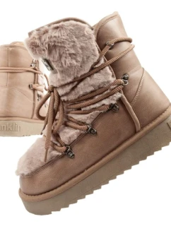 snow boots winter  brown high dámské model 21395346 - D.Franklin