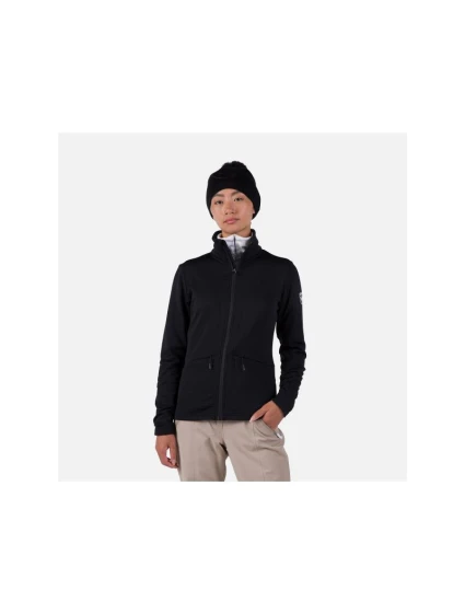 W model 21452431 Fleece Fz mikina černá - Rossignol W model 21452431 Fleece Fz mikina černá - Rossignol