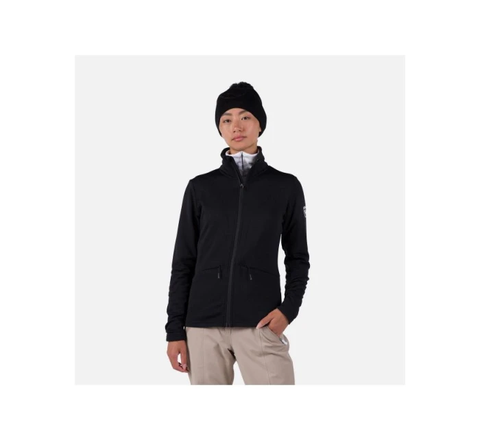 W model 21452431 Fleece Fz mikina černá - Rossignol W model 21452431 Fleece Fz mikina černá - Rossignol