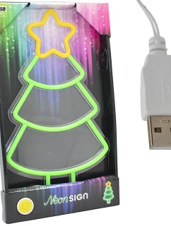 FIGURKA NEONOVÁ VÁNOČNÍ LAMPA