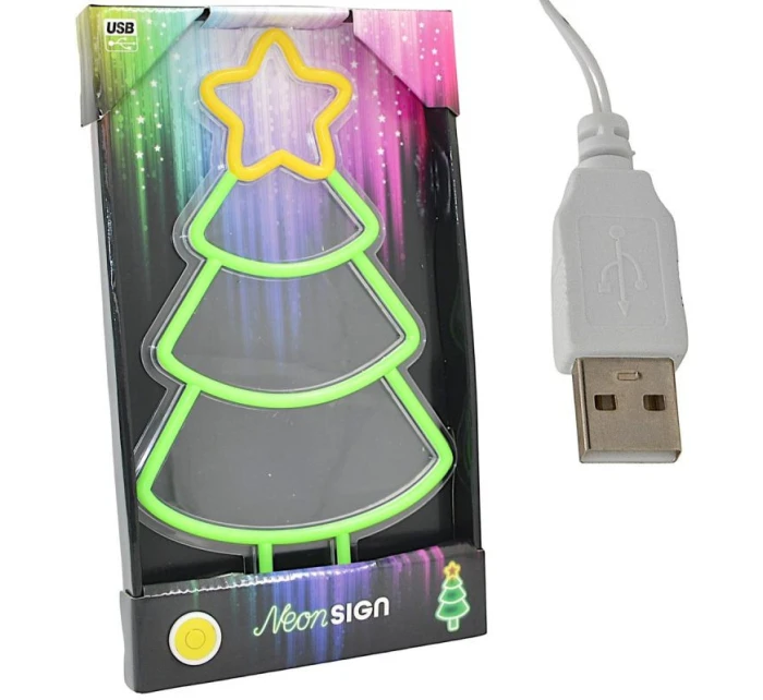 FIGURKA NEONOVÁ VÁNOČNÍ LAMPA