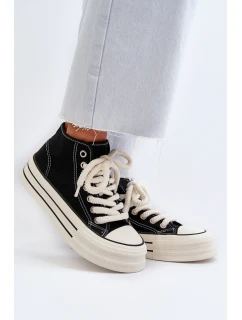 Dámské tenisky na platformě černé model 21652279 - Boto