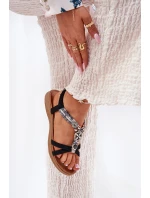 Plné Dámské Sandály S Černé model 21693561 - Artiker Plné Dámské Sandály S Černé model 21693561 - Artiker