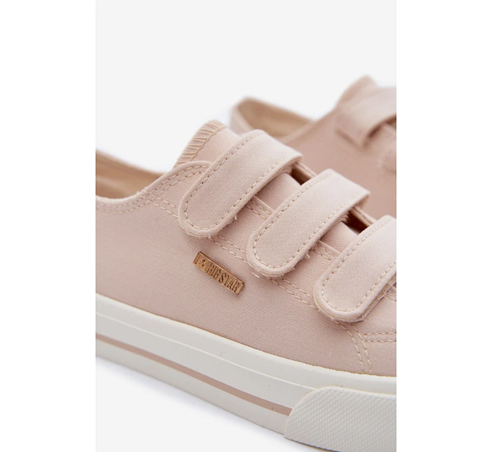 Dětské tenisky na suchý zip Big Star TT374174 Béžové