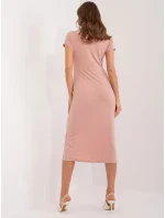 Sukienka DHJ SK model 20095220 ciemny różowy - FPrice