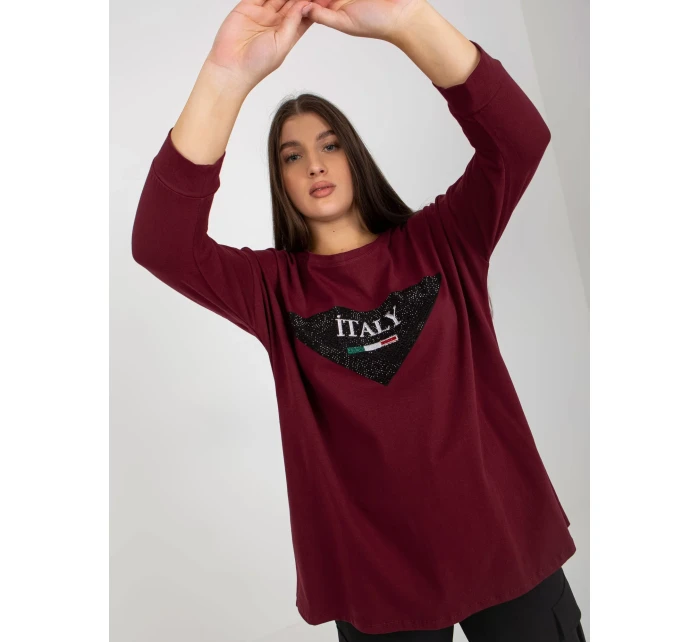 Halenka VI BZ 2911.82P tmavě fialová