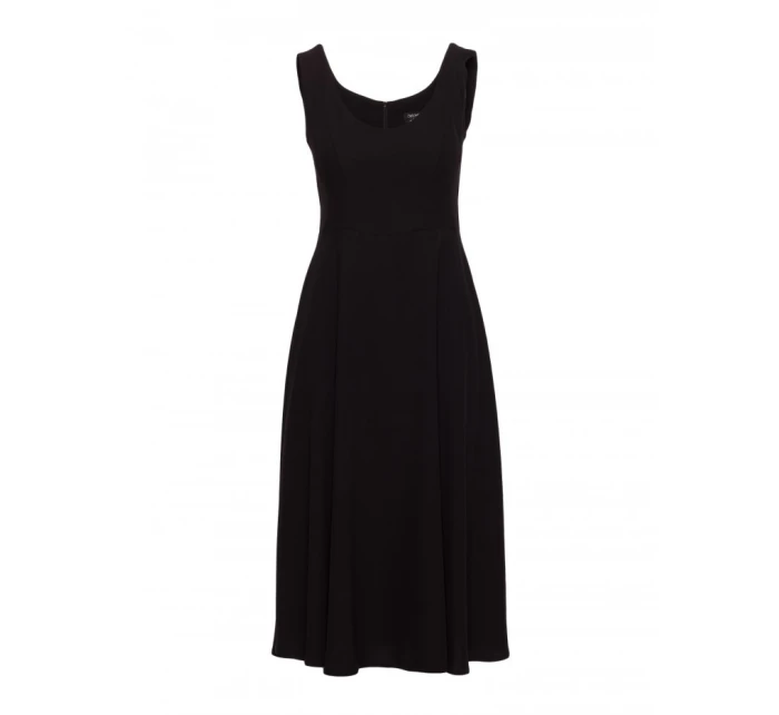 S424 Šaty Fit & flare - černé