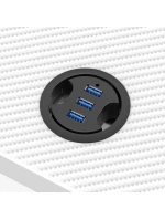 Herní stůl Hero model 21336043 White RGB - Huzaro Herní stůl Hero model 21336043 White RGB - Huzaro