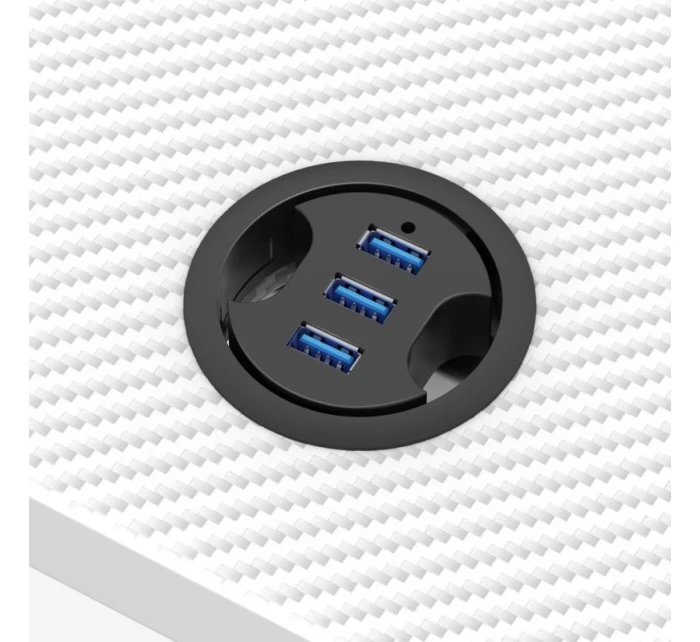 Herní stůl Hero model 21336043 White RGB - Huzaro Herní stůl Hero model 21336043 White RGB - Huzaro