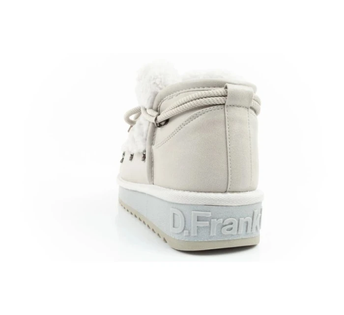 snow boots dámské zimní módní model 21394813 zateplené šedé dámské - D.Franklin