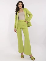 Kalhoty DHJ SP 18737.08 limetkově zelené