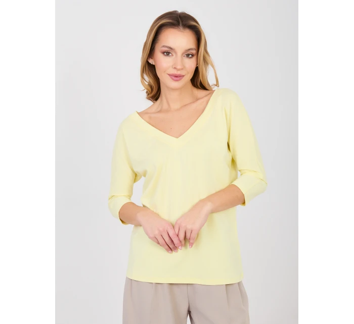 Bluzka RV BZ model 22013850 jasny żółty - FPrice