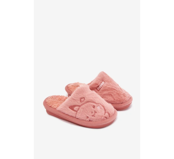 Dětské bačkory s kožíškem – růžové Norene Dětské bačkory s kožíškem – růžové Norene