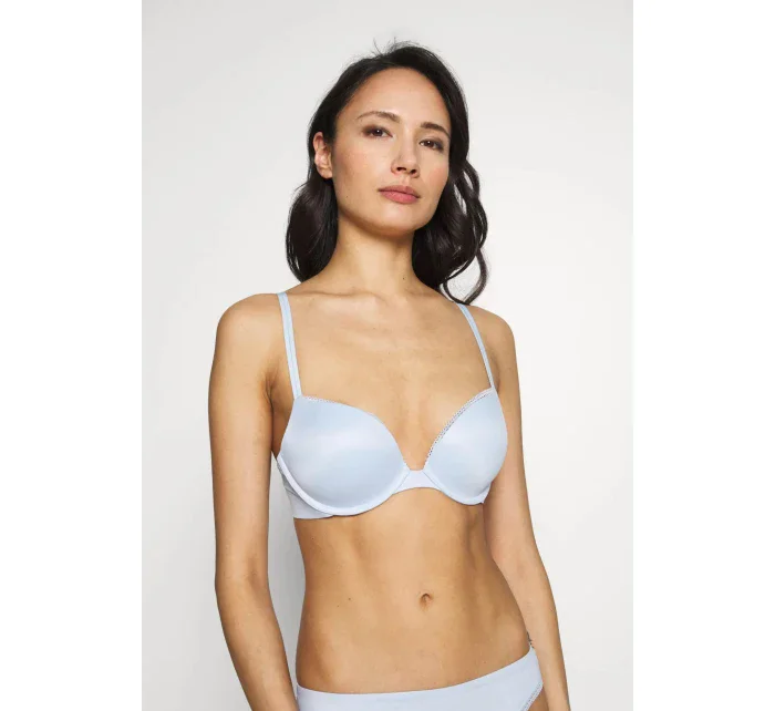 Podprsenka push-up QF4083E-GR4 modrá - Calvin Klein Podprsenka push-up QF4083E-GR4 modrá - Calvin Klein