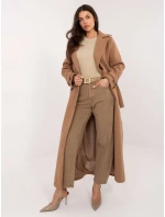 Dámské riflové kalhoty J1571 6.08 hnědé - FPrice