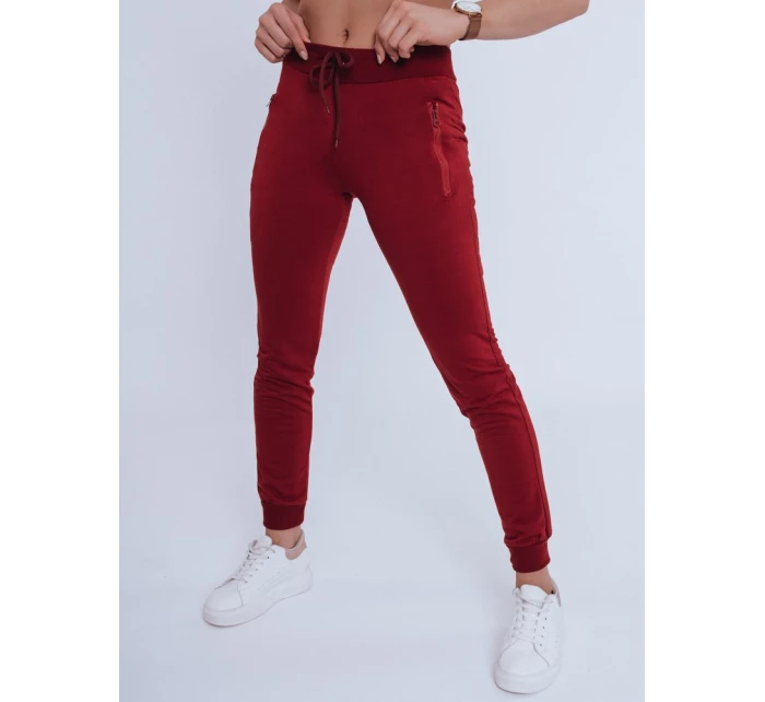 Dámské tepláky JULIET bordó FashionStreet UY0823