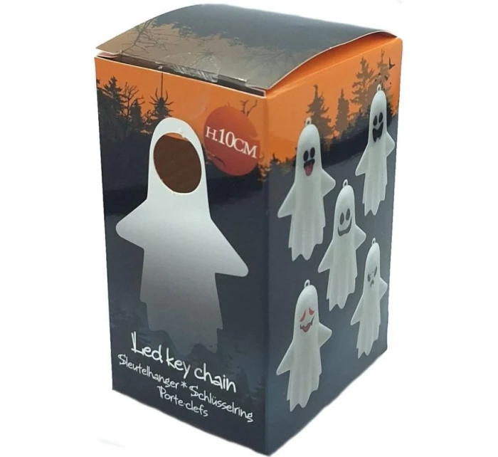 PŘÍVĚSEK DEKORATIVNÍ DUCH VEDL ČERVENÉ OČI