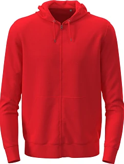 Stedman Classic Zip Hoodie Mikina s kapucí "Classic" 05.4500 scarlet red
