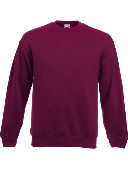 Fruit of the Loom Classic Set-In Sweat Mikina 16.2202 burgundy Fruit of the Loom Classic Set-In Sweat Mikina 16.2202 burgundy