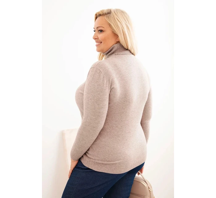 Dámský svetr Plus Size z viskózy model 21321812 střihu fango - K-Fashion