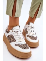 Dámská pohodlná sportovní obuv GOE LL2N4052 Bílo-béžová Dámská pohodlná sportovní obuv GOE LL2N4052 Bílo-béžová